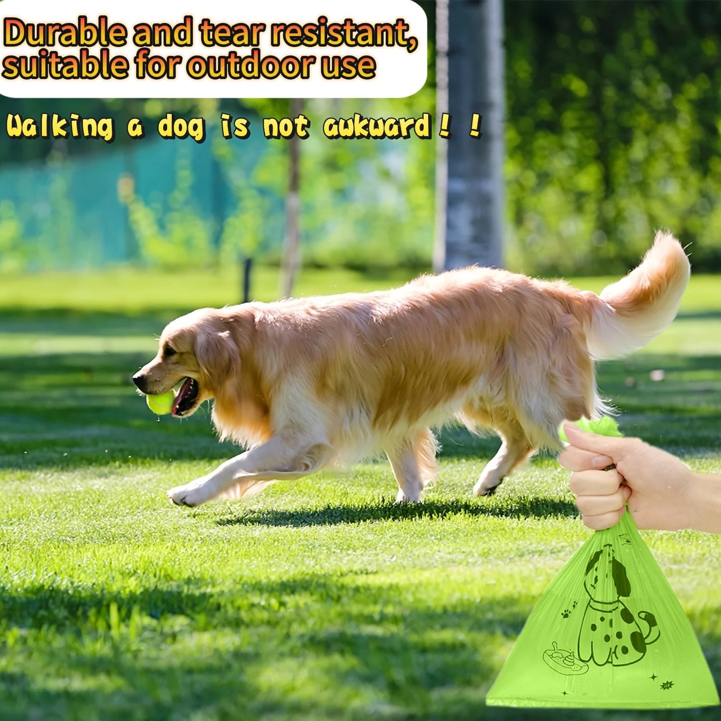 300/600 PCS Set (20-40 Rolls) EPI Biodegradable Dog Poop Bags Lavender Scented Pet Poop Bags With Holder Extra Thick Leakproof Dog Poop Bags With Dispenser Pets Outdoor Cleaning Supplies
