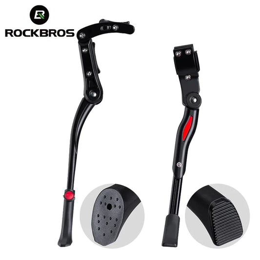 NEW Arrivals  Bicycle Kickstand Parking Cycling Adjustable MTB Road Racks Bike Support Side Kick Stand Foot Brace Accessories Bicycle Parts Sports Supplies