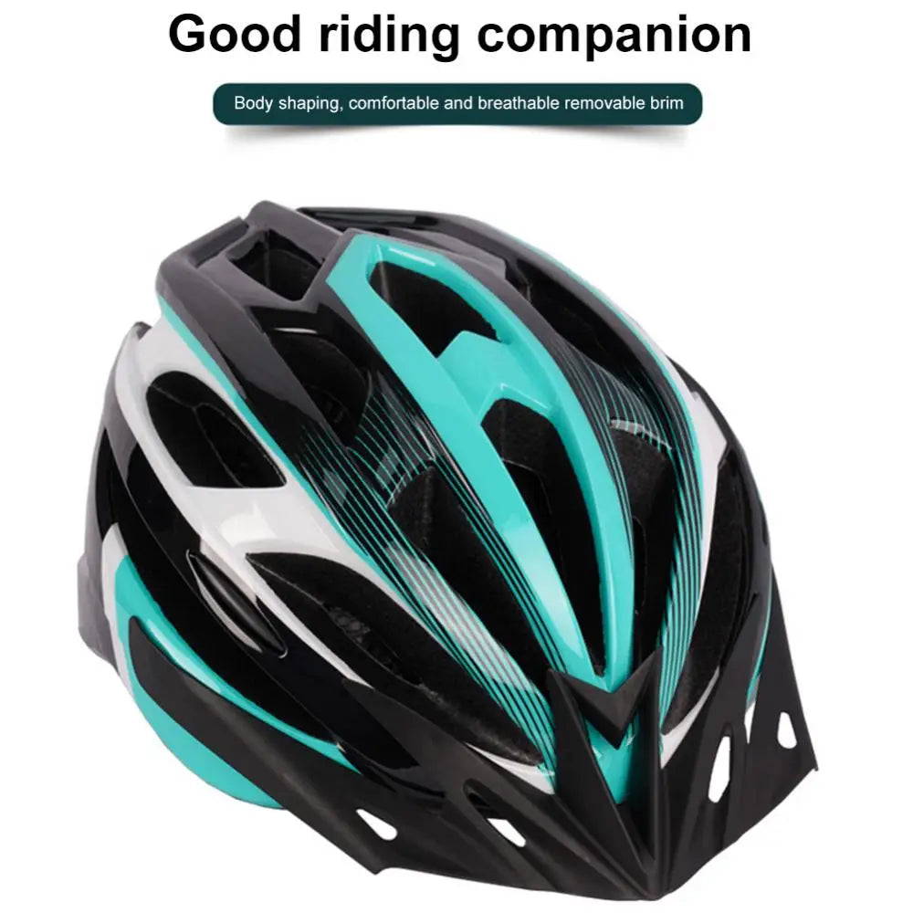 Helmet With LED Rear Light For Women Men Bike MTB With Detachable Visor Lightweight And Vented Mountain Cycling Helmet