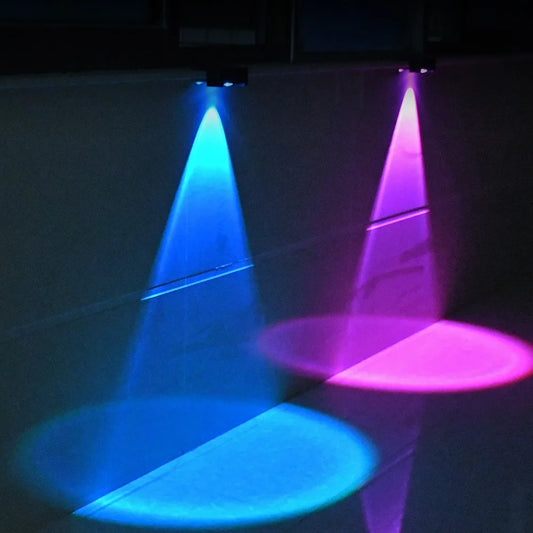 NEW 4PCS Set Solar Fence Light Outdoor Warm White & Cool White & RGB Solar Wall Light 12 Modes Color Changing Deck Light Waterproof for Yard Pathway Home Garden Lighting Supplies