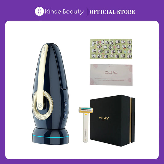 NEW T17 Skin Sensor Laser Hair Removal IPL Epilator ICE Cold Device Mini Portable Body Facial Secret Area Hair Remover Machine For Women Men Skin Hair Care Supplies