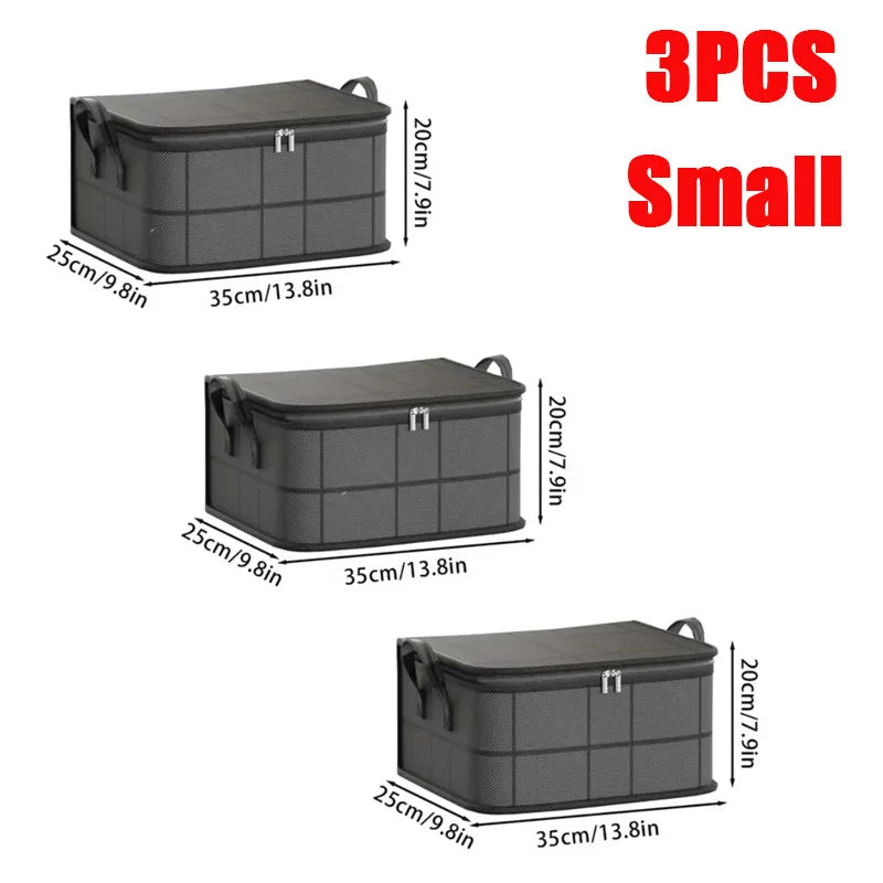 3 PCS Set Travel Moving Packing Bags Thickened Storage Bag Waterproof and Moisture-Proof Packaging Convenient Household Moving Large Capacity Storage Bag Clothing Supplies