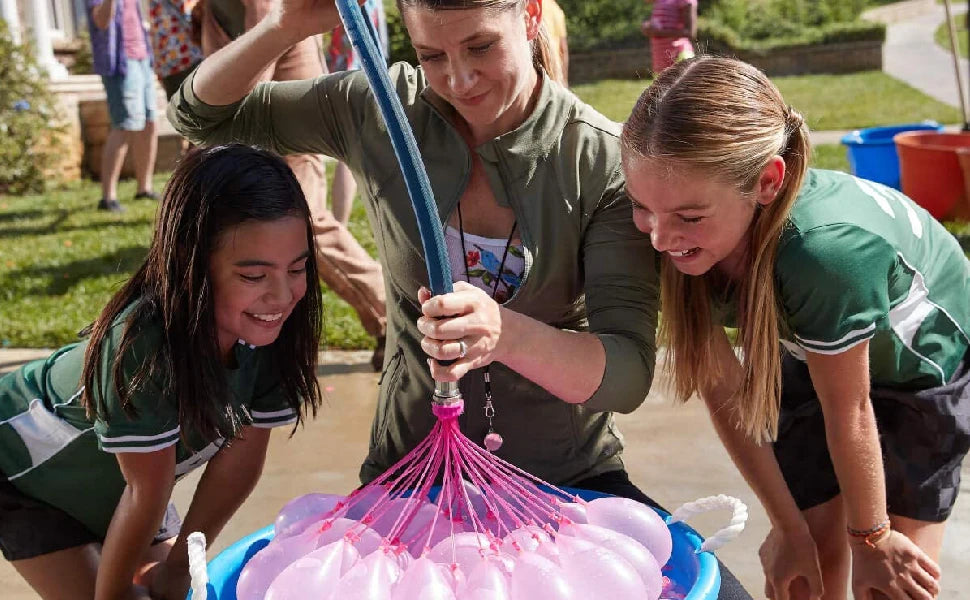 NEW Arrivals 1000 PCS Set Self Sealing Water Balloons Quick Fill, Water Balloon Yard Games Rapid Fill Kids Toys, Bunch of Balloons Set Splash Party Water Bombs Summer Adults Children Funny Games