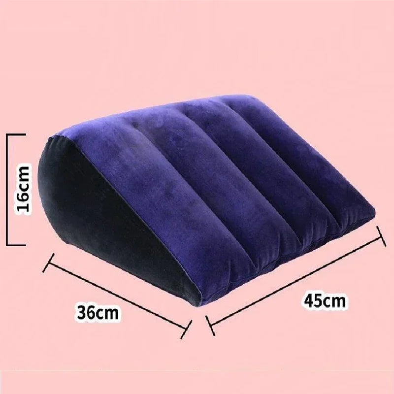 Multifunctional Pillow Toughage Inflatable Cushion Positions Support Air Cushion Triangular Pillow Exotic Night Bed Game Cushion