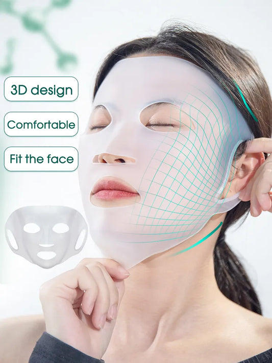 Silicone mask cover 3D hanging ear type anti-slip and anti-fall fixed mask auxiliary device Fresh-keeping mask protective cover