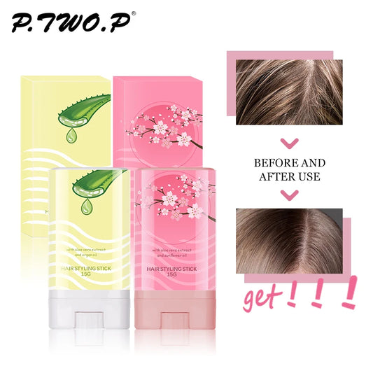 PTWOP Hair Artifact Hair Wax Stick Gel Cream Styling Hair Cream Fixed Fluffy Non Greasy Children Men and Women Styling Wax