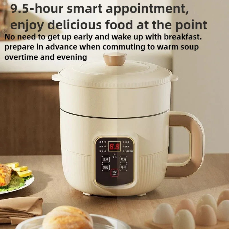Multi Electric Cooking With Steamer Pot 00W Household Appliances Smart Cooking Rice Pressure Cooker Steam Up and Down Easy To Clean Household Appliances Cooking Tools
