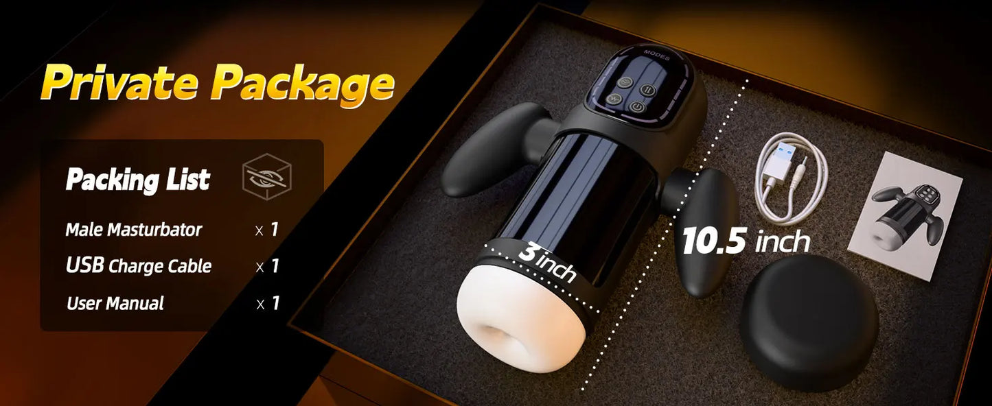 NEW 4 + 1 Automatic Thrusting Sucking Male Masturbator Blowjob Masturbation with Handle LCD Display Penis Pump Stroker Sex Toys for Men 18+