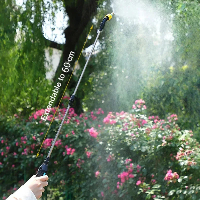 Electric Plant Garden Sprayer 2/3/5m Powerful Battery Powered Sprayer Telescopic Wand Gardening watering tool Electric Sprayer
