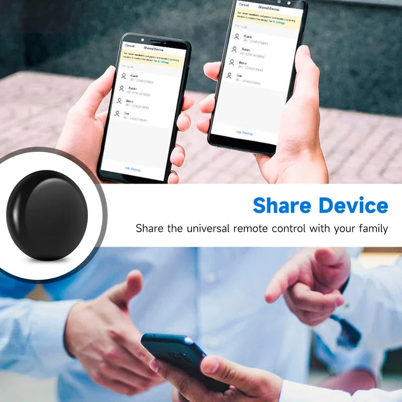 2/4/8 PCS Set TUYA APP Control WI-FI Smart IR Remote Control Smart Device Home Remote Controller for TV DVD Air Conditioner AUD Works with Alexa Voice Google Work Home Office Electronic Supplies