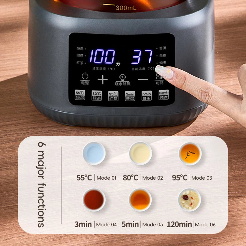 NEW Arrivals Multifunctional Electric Thermostatic Kettle Digital Screen  1.3L Tea Automatic Maker Baby Constant Temperature Milk Regulator Steam Spray Home Office Travel Camping Picnic Household Drinkware Appliances Supplies