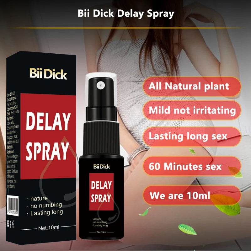 Adult 4pcs 10ml Stud 100 Sex Spray Powerful Sex Delay Products  Penis Extender Anti Premature Ejaculation Penis Enlargement Prolong