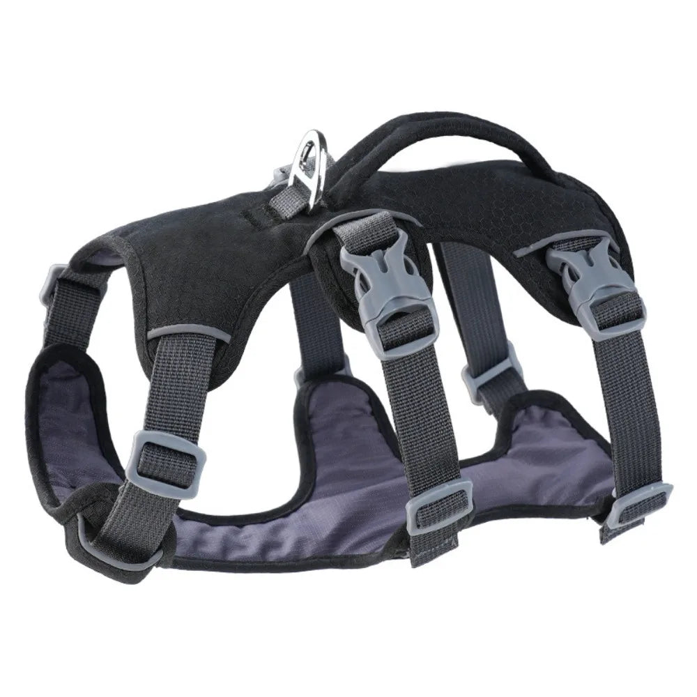 NEW Reflective Vest Dog Harness With Handle Escape Proof Reflective Pet Harness Shock-Absorbing Breathable Pet Vest
