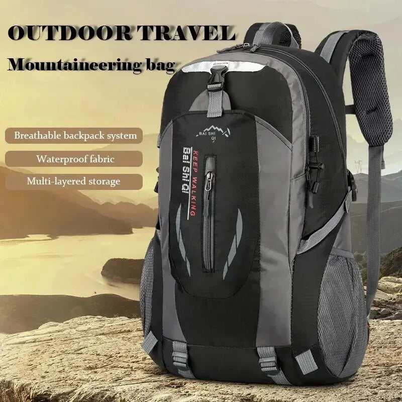 Large Capacity Mountaineering Backpack, Travel Backpack, MEN'S AND WOMEN'S Outdoor Backpack, Hiking Backpack