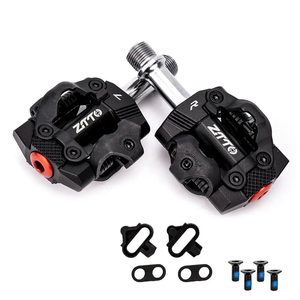 MTB Mountain Bike Safest Clipless Pedal Self Locking XC with Cleats Click Compatible with M8000 EH500 Sealed Bearing