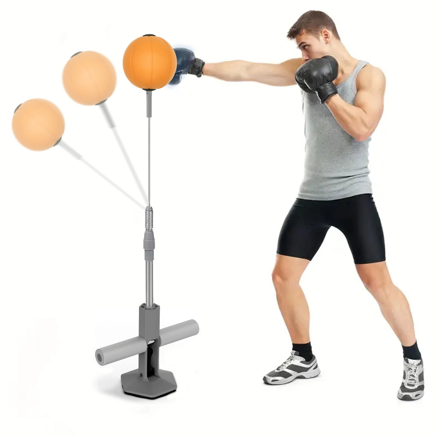 NEW Arrivals Home Gym Boxing Speed Ball Vertical Boxing Reflex Ball Training Response Target Household Punching Bag Kickboxing Training Equipment Sports Supplies