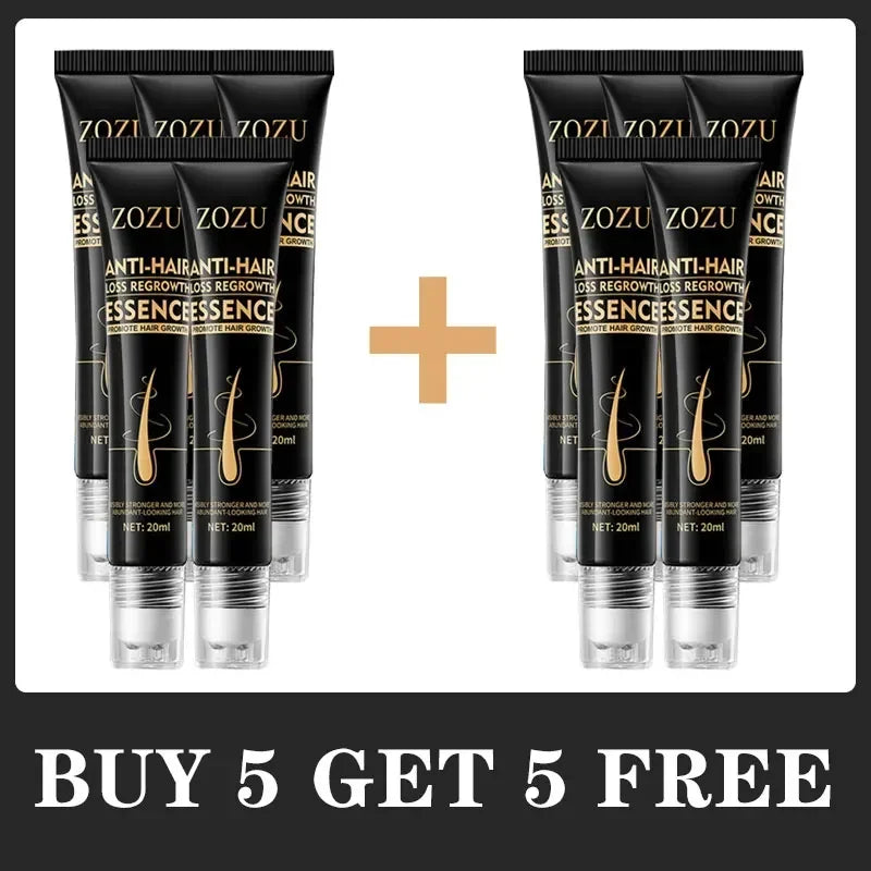 1-22 PCS Set Biotin Fast Hair Growth Oil Products Care Scalp Repair Massage Treatments Anti Hair Loss Effective Grow Thicker Hair Serum for Women Men Hair Care Supplies