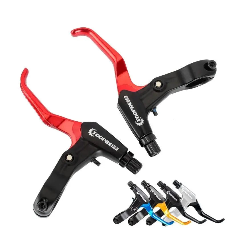 1 Pair Super Iight Aluminum Alloy Mountain Bike Brake Lever With Bell V-Brake Bicycle Parts Bicycle Accessories