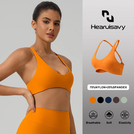 5 Colors S-XL  Gym Sports Bra Women Yoga Bra Crisscross Back Tight Running Pilates Fitness Bralette Breathable Quick Dry Workout Top