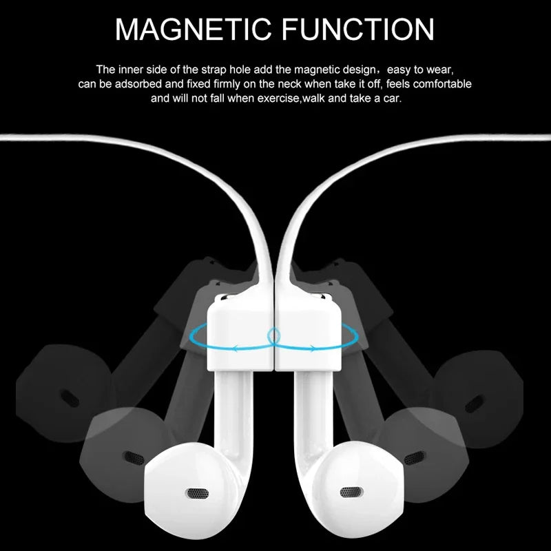 5-10 Pairs Magnetic Wireless Earphone Hanging Rope Anti-Lost Strap Cable For Air Pods Mi Air Dots Samsung Buds Plus Wireless Bluetooth Headphone Neck String