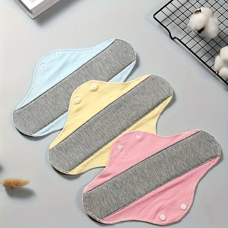 4 PCS Set Washable Incontinence & Sanitary Pads, Leak-Proof Waterproof Graphene Aseptic Technology for Women Period & Elderly Health Care Sets Hygiene Supplies