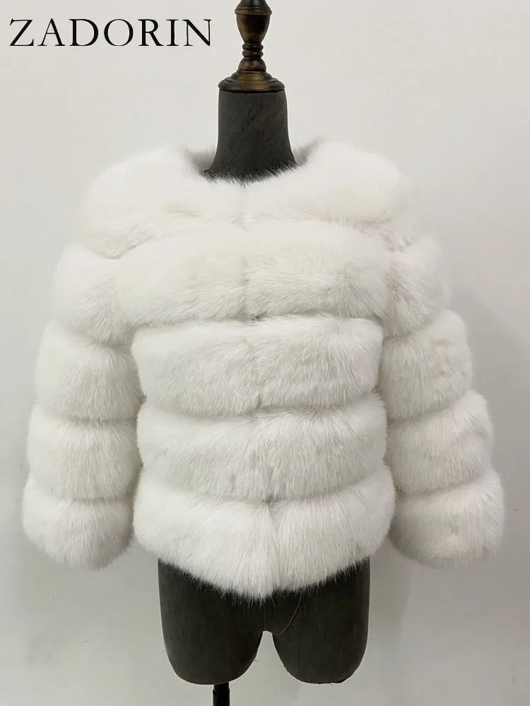 Low-Price Sales are Limited NEW Arrivals Luxury S-5XL 8 Colors Mink Coats Autumn Winter Fluffy Black Faux Fur Coat Women Thick Winter Warm Snow Outwear Evening Nightclub Party Faux Fur Jackets Ladies Girls Luxury Fashion Clot