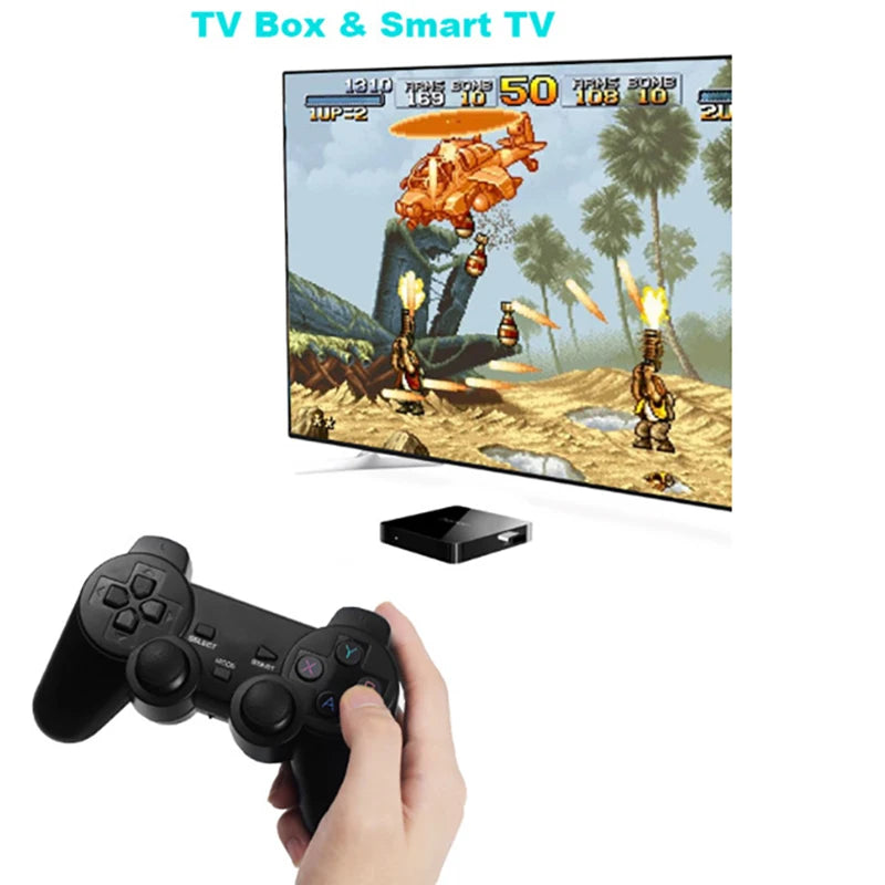 2 PCS 2.4Ghz Wireless Gamepad No Delay Game Controller USB Joystick For PC Android TV BOX GAME BOX Classic Exterior Design
