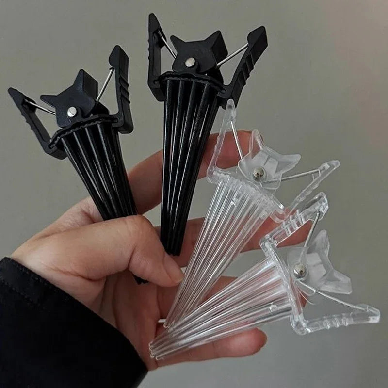 5-10 PCS Set Hair Root Volumizing Hair Clip Natural Fluffy Hairpin Instant Skull Top Hairs Styling Tool Unisex Korean Simple Hair Accessories