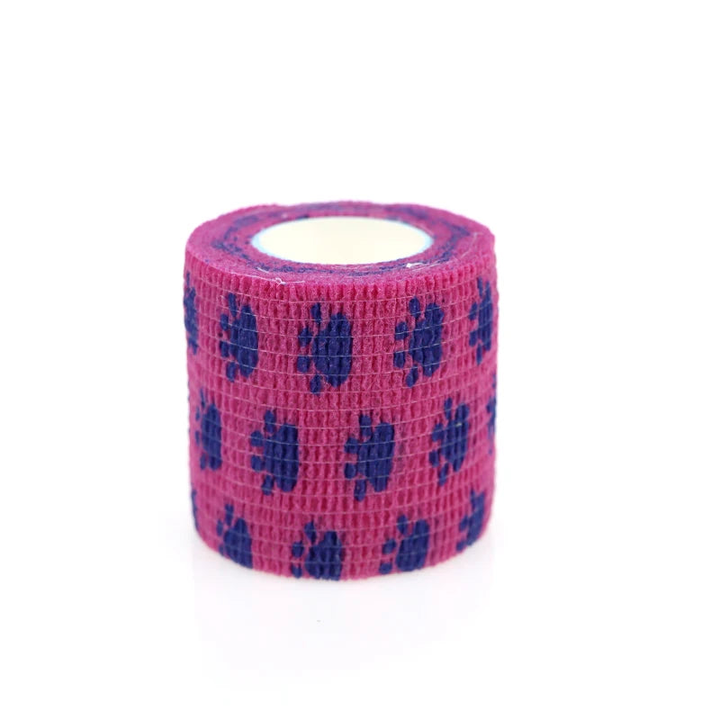 24 Rolls Dogs/Cats Elastic Bandage Self Adhesive Bandage Wrap Cohesive Tape Vet Wrap for Dog Cat Horse Pet Animals Ankle Sprains