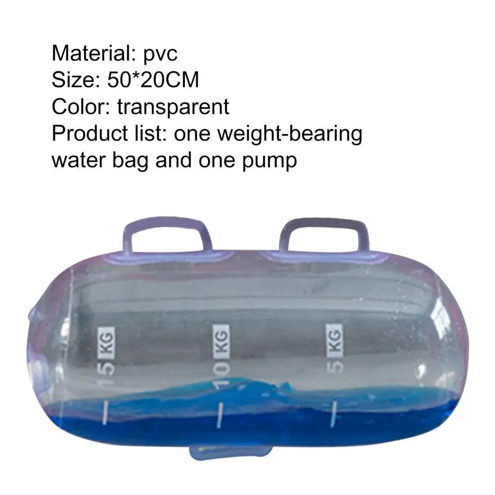 50*20cm Aqua Bag Sealing Enhance Muscle Side Handle Fitness Bag Training Equipment Water Power Workout Sandbag For Home Fitness