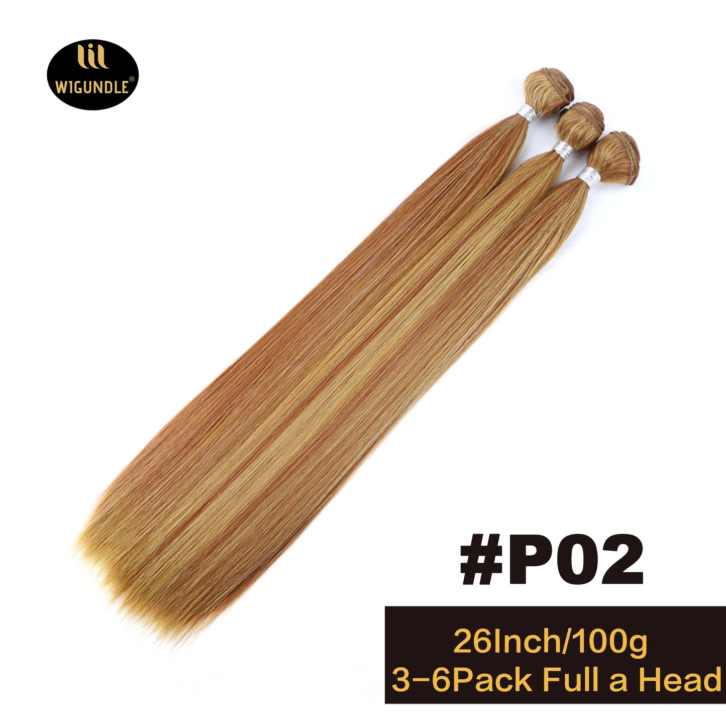 4 PCS Set 9 Colors Bone Straight Hair Bundles Salon Natural Hair Extensions Fake Fibers Super Long Synthetic Yaki Straight Hair Weaving Full to End