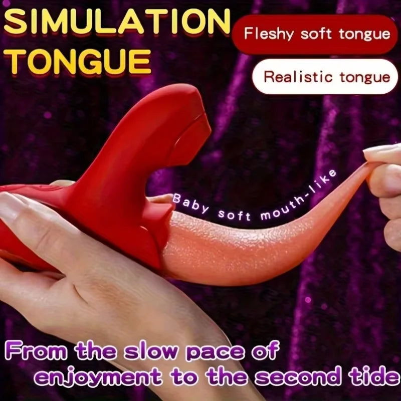 Sucking Vibrator for Women Powerful Sucker Vagina Massager Tongue Licking Clitoris Stimulator Masturbation Adult Sex Toys Goods