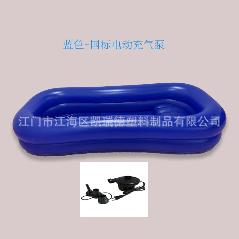 NEW Arrivals for Elderly Disabled People Foldable PVC Bed Bathing Pool Comfortable Bathing Bed Care Grooming Bath Tub Cleaning Tools Health Care Accessories Supplies