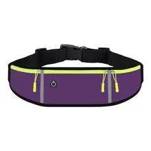 10 Colors Outdoor Running Waist Bag for Mobile Phone Light and Thin Fitness Cycling Water Bottle Waist Bag with Three Waterproof Pockets