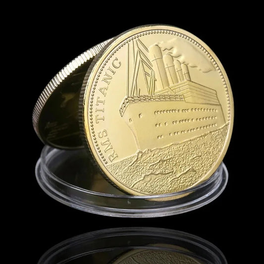1912 Titanic Anniversary Memory of Victims Commemorative Tragedy of The Titanic Gift Coin Home Decoration Collect Coins