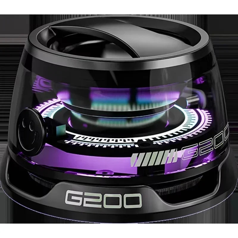 NEW Arrivals RGB 6 Colors Portable Mini Bluetooth Speaker G200 RGB Lighting Magnetic Speaker BT5.3 Mini Sound Box 7 Hours Playback Phone Holder