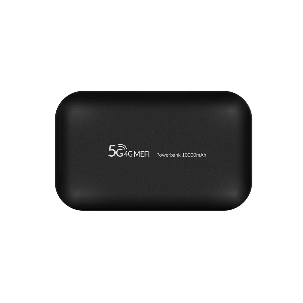 5G Modem WI-FI Sim Card Unlocked 4G LTE Wireless OEM WI-FI 6 Router 10000mAh Outdoor Travel Camping Beach Signal Booster Strong Fast Network Internet Connection Access Mini Pocket 10 User Router