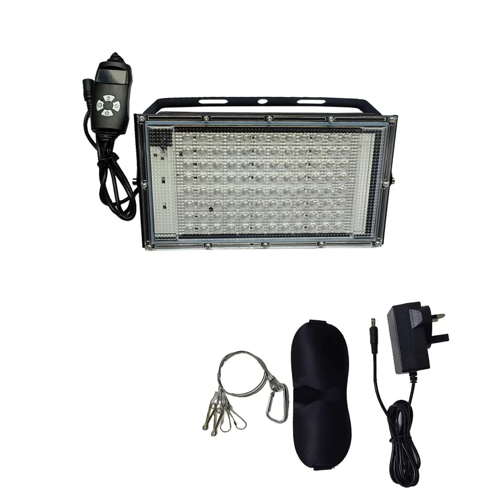 Ultraviolet Tanning Lamp 50W Tripod Solarium Lamp 460nm&480nm for Tanning Full Body 48 PCS Blue Light Lamp Wavelength Skin Care Supplies