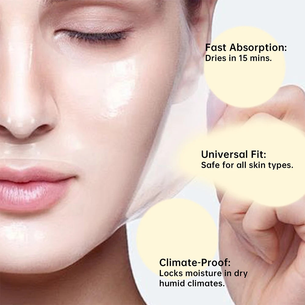 Buy 5 Get 5 Free Turmeric- Collagen Mask Peel Off Mask Face Anti Wrinkle Lifting Korean Skin Care Masks Skin Firming Moisturizing  For Nighttime Care
