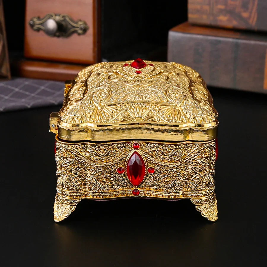 NEW Arrivals 9 Colors/Patterns European Jewelry Box, Necklace, Earrings, Rings Cosmetics Storage, Desktop Decorative Ornaments, Suitable for Wedding Birthday Wife Girlfriend Valentine's Day Gifts.