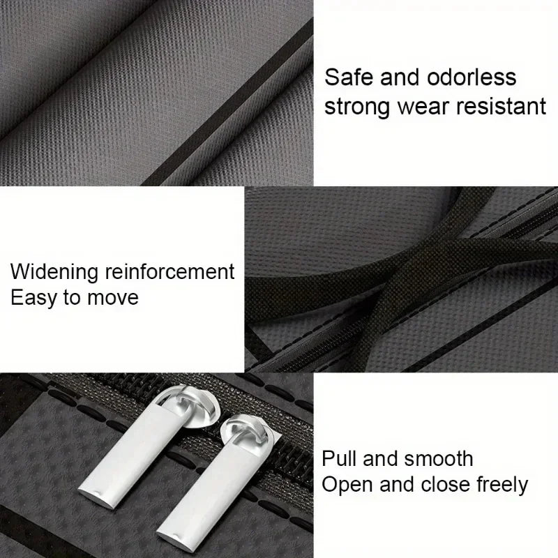 3 PCS Set Large Capacity Outdoor Moving Travel Packing Hand-Held Clothes Storage Organizer Bag Foldable Dust-Proof Non-Woven Fabric Packing Bags Bedroom Wardrobe Organizer Sets