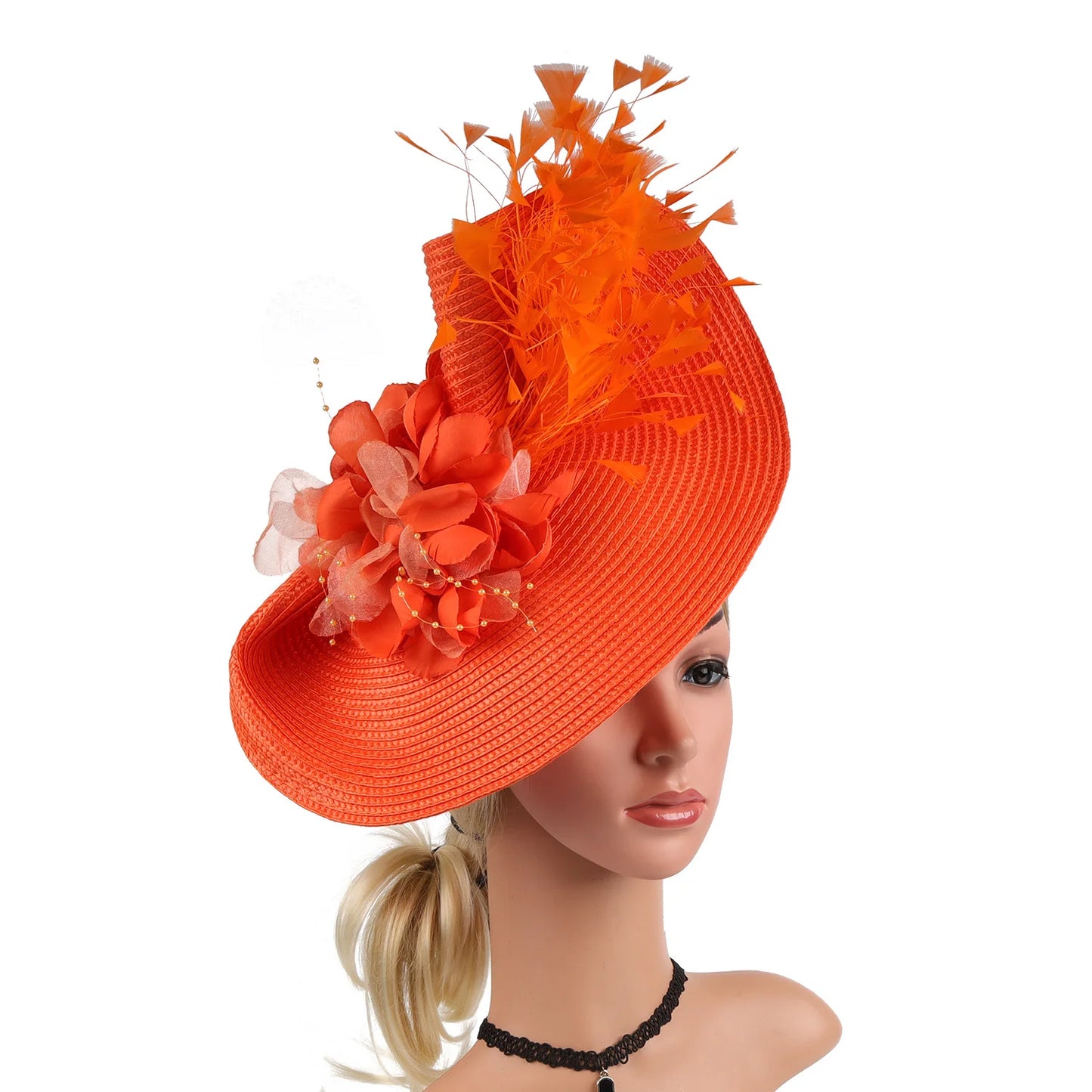 8 Colors Elegant Butterfly Flowers Fascinators Hat Women Tea Cocktail Party Millinery Derby Hat Fascinator Weddings Pillbox Hat Headband Luxury Headwear Ladies Apparel Accessories
