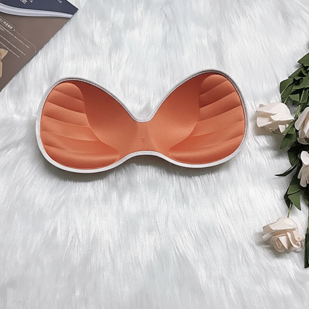 5 Colors High Quality Thick Bra Pads Removable Breathable Push Up Bra Pads Seamless Sponge Padded Women Underwear Accessories