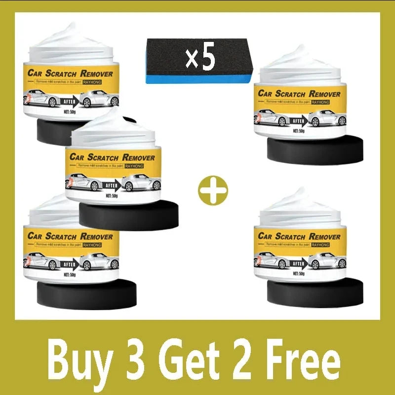1/22 PCS Set Multi-Purpose Car Scratch Cream Repairer - 24-Hour Fast-Acting Paste DIY Tool for Quick Car Repairs, Gloss Enhancement and More | 60g Cars Trucks Motorcycle Polishing Accessories Cleaning Tools Sets