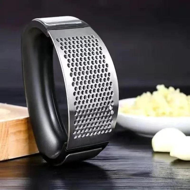 NEW Arrivals 6 PCS Set Stainless Steel Garlic Press Crusher Manual Garlic Mincer Chopping Garlic Fruit Vegetable Tools Kitchen Accessories