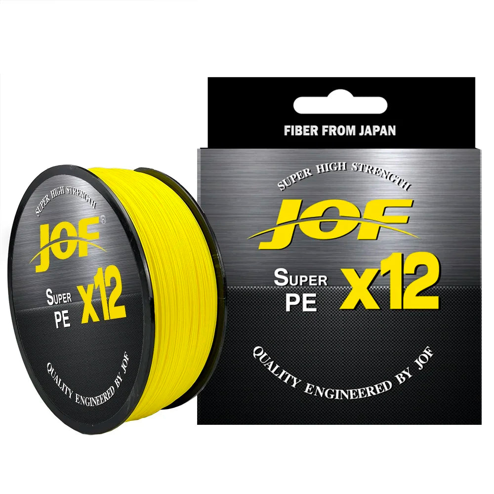 500M 300M 12 Braided Fishing Lines X12 Weaves High Quality Wire Strong PE Multifilament Line for Ocean Sea Lake River Fishing 25/30/39/50/65/77/92lb Fishing Accessories