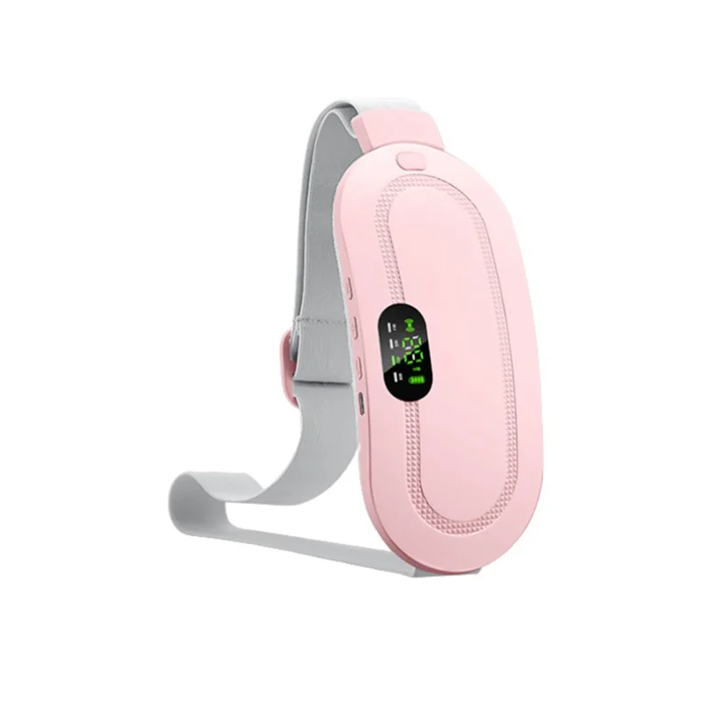 NEW A84Z-Menstrual Heating Pad Smart Warm Palace Belt Period Pain  Relief Waist Pain Uterus Vibrating Abdominal Massager Electric Waist Belt Women Personal Care Supplies