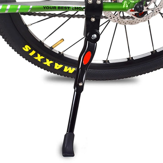 NEW MTB Road Bicycle Kick Stand Aluminum Kickstand 24/26/27.5/29/700C Adjustable Mountain Bike Support Side Rear Parking Rack Bicycle Parts Spares Accessories Sports Supplies