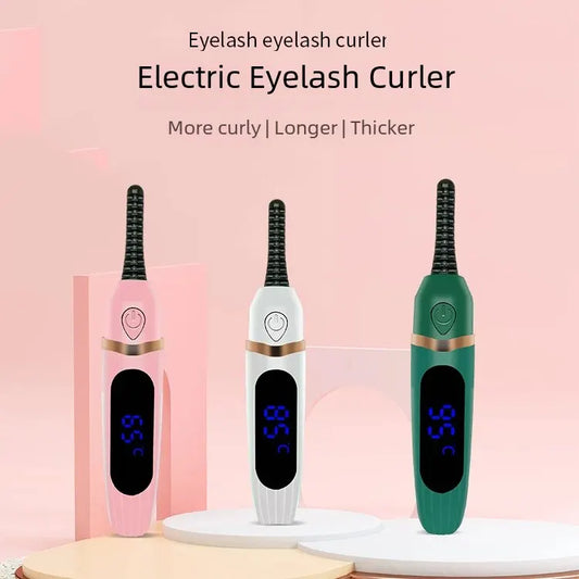 Digital Display Electric Eyelash Curler Hot Iron Eyelash Straightener Heat Curling Device