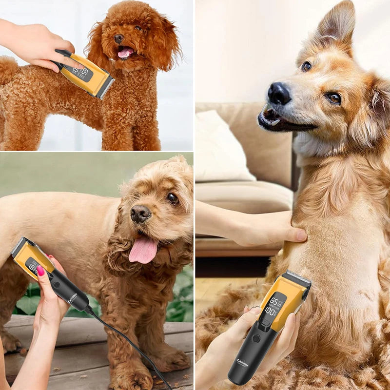 Pet Clipper Professional Dog Hair Trimmer Cat Grooming Shaver Type Charged Electric Puppy Cutting Machine for Big animal